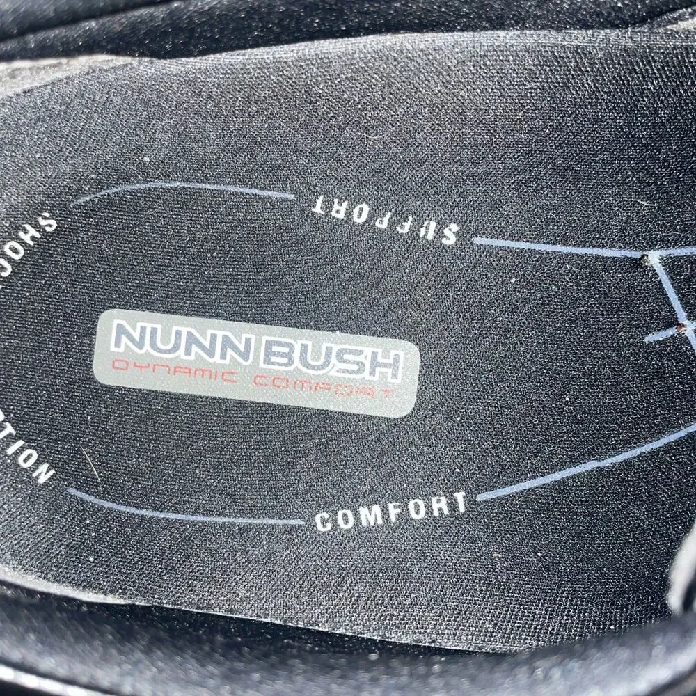 Nunn Bush Men’s Comfort Oxfords Size 12 M Black Leather Going Out Party